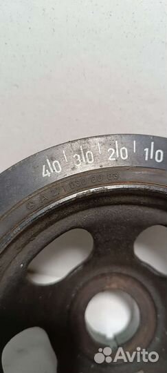 Шкив демпфер коленвала Mercedes w204 m271