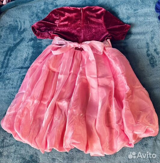 Красивые платье сарафан для девочки 110-116