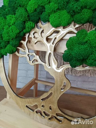 Панно из стабилизированного мха в наличии