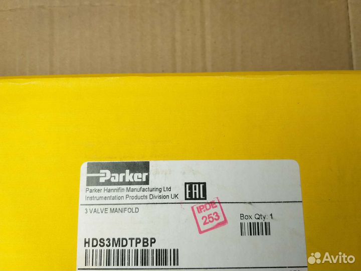 Клапанные блоки для датчиков давления Parker HDS