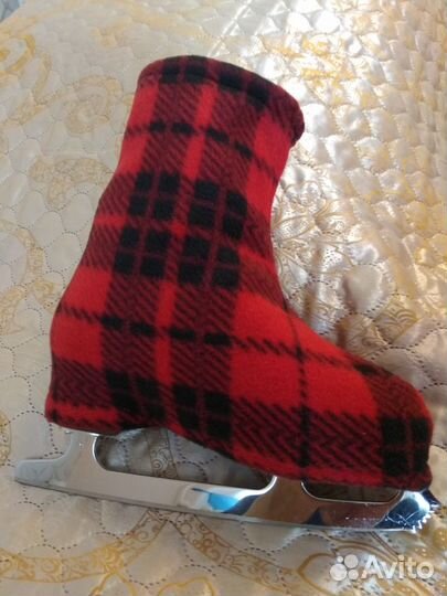 Чехлы на коньки флисовые