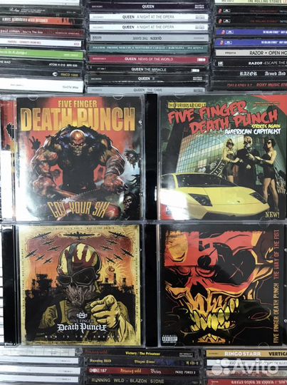Музыкальные cd диски Five finger death punch