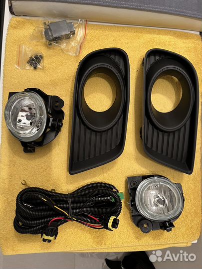 Решетка в бампер птф Мазда BT-50 BT50 2008-2011