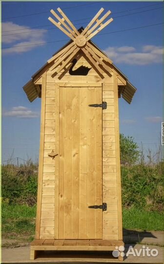 Дачный туалет с лебедем фхп 632