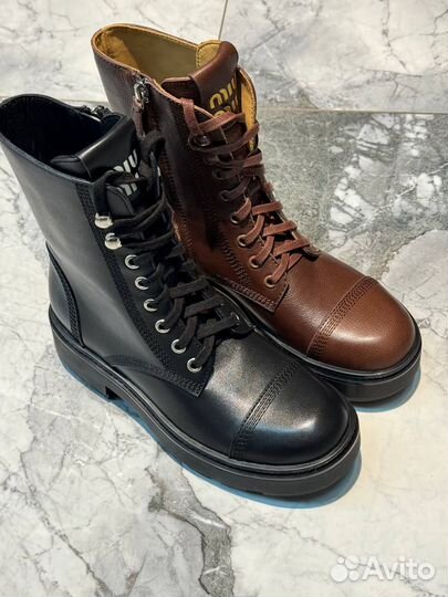 Ботинки женские Миу Миу премиум