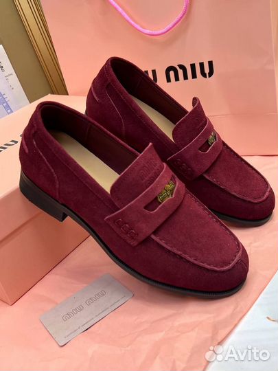Лоферы Miu miu