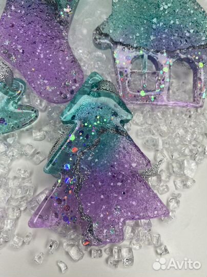 Набор новогодних елочных игрушек