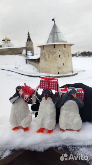 Ватные игрушки на елку