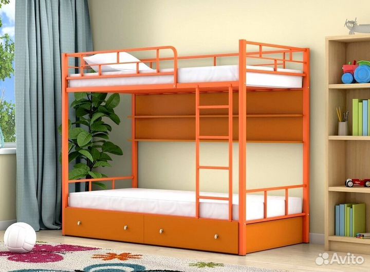 Детская кровать двухъярусная