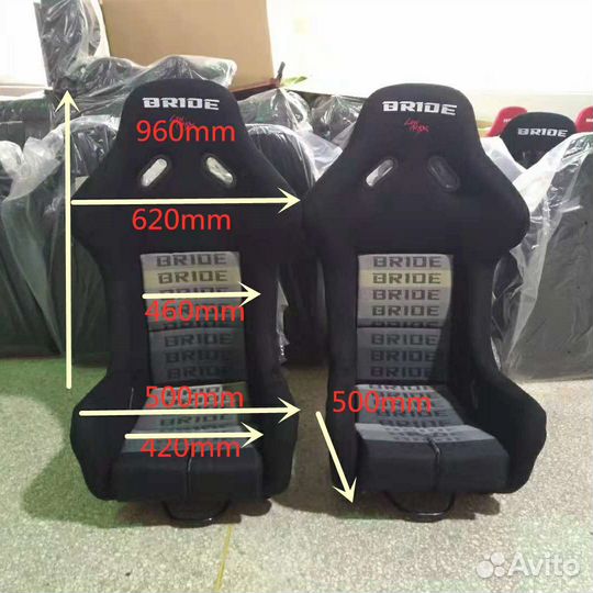 Сиденье спортивное (ковш) Bride стеклопластик