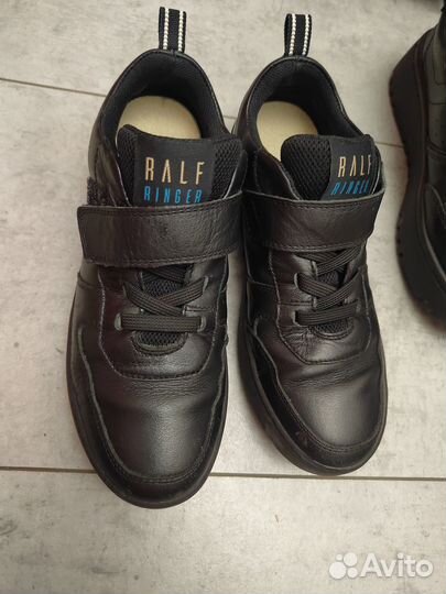 Ботинки школьные натуральная кожа. Ральф Рингер