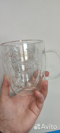 Кружка двойные стенки созвездия