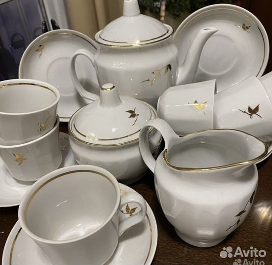 Чайно- кофейный сервиз СССР Чайка