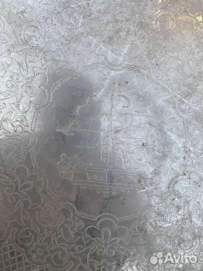 Поднос нержавейка СССР