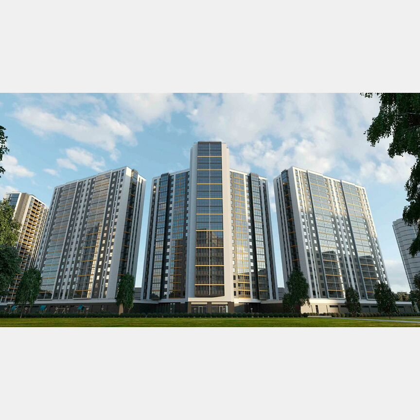 1-к. квартира, 34 м², 5/25 эт.