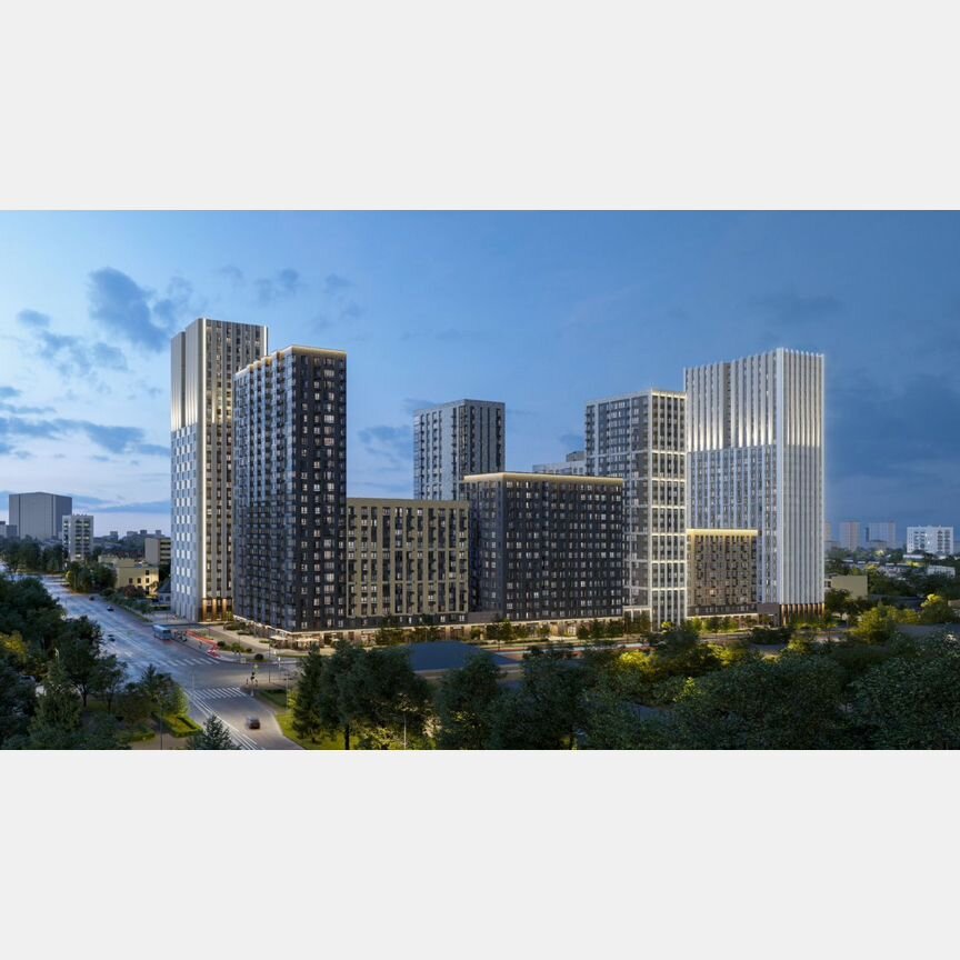 2-к. квартира, 68,8 м², 10/12 эт.