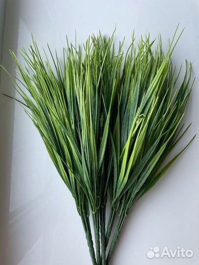 Искуственная трава осока на проволке