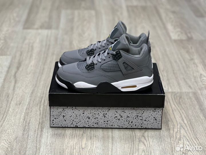 Кроссовки Nike Air Jordan 4 Cool Grey (36-45)