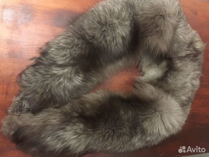 Меховой воротник песец