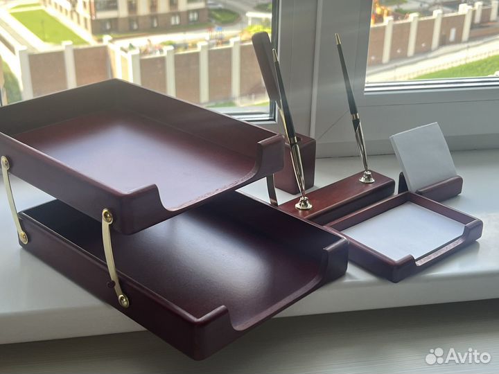 Органайзер для канцелярии деревянный