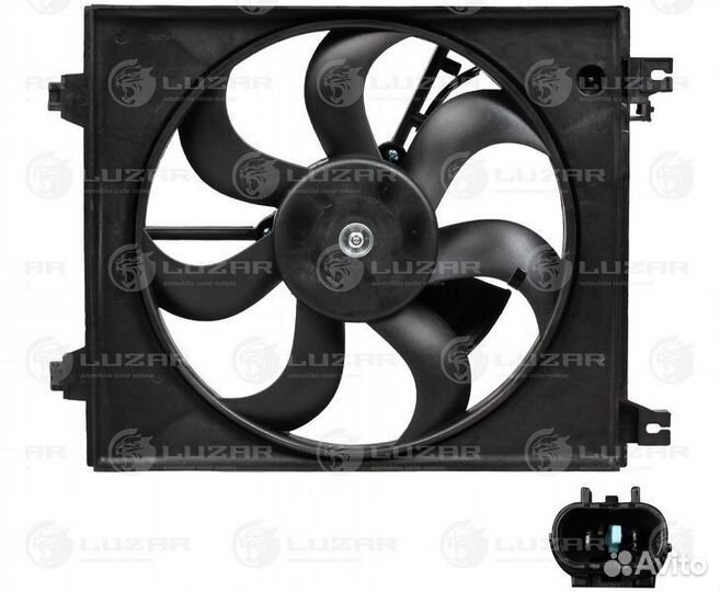 Вентилятор кондиционера Kia Cerato I 04- 1.6i 2.0i