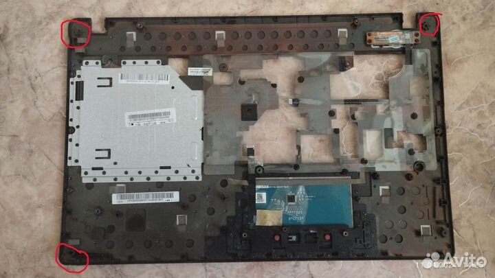 Части корпуса ноутбука Lenovo G580