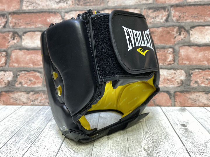 Шлем с защитой носа Everlast Elite PU черн