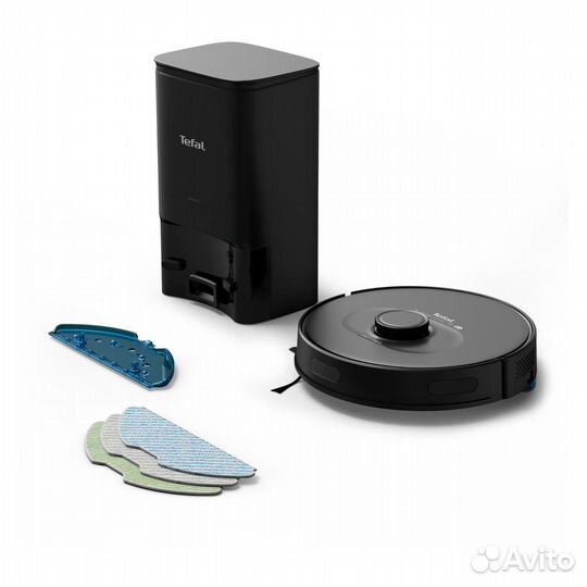 Робот-пылесос tefal rg8595wh черный