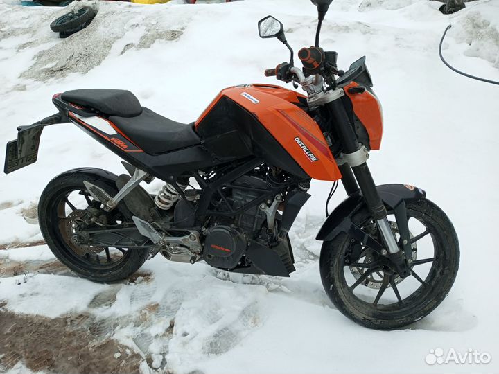 Разбор KTM Duke 200 запчасти