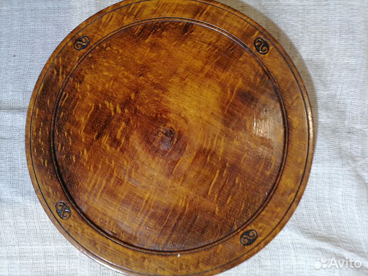 Деревянное блюдо времен СССР