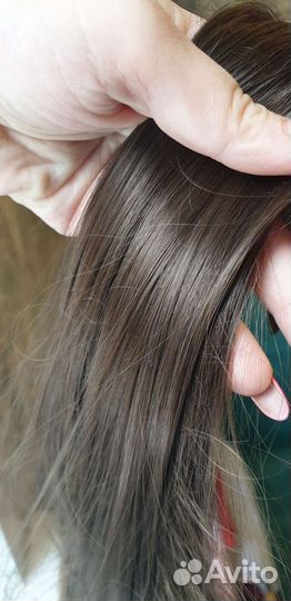 Волосы на заколках 65см
