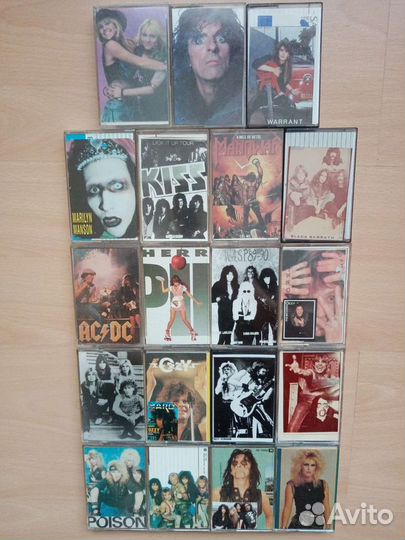 Кассеты с записями Hard'n Heavy