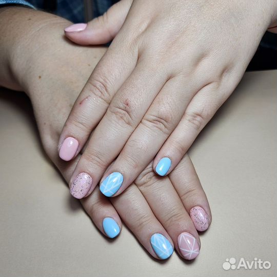 Маникюр на дому с покрытием