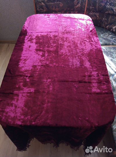 Скатерть плюшевая новая СССР