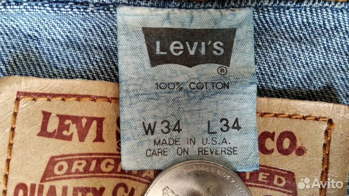 Куртка джинсовая Levis, Vintage. Made in USA