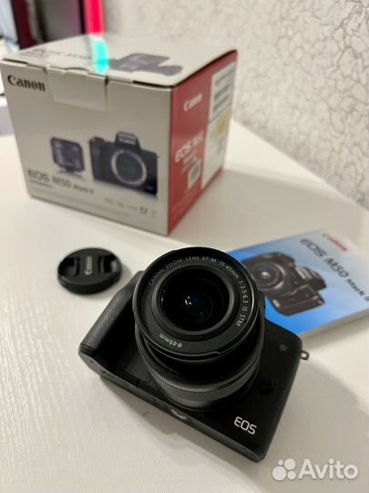 Беззеркальный фотоаппарат Canon EOS M50 Mark II