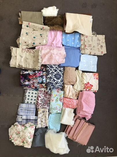 Ткани отрезы для рукоделия творчества