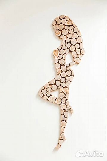 Панно из можжевельника