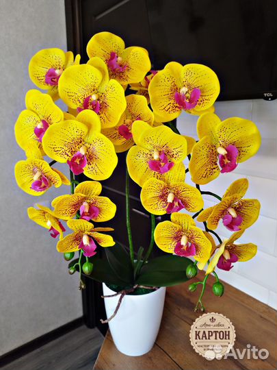 Орхидея фаленопсис искусственная