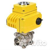 Кран шаровой DN.ru BV3232P(3pc) -FP-W-ISO-H Ду50 Ру40 полнопроходной двухходовой, нержавеющая сталь