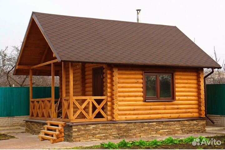 Срубы домов и бань