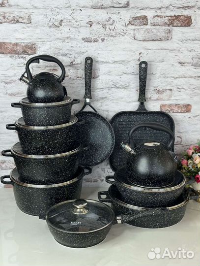 Набор посуды кастрюли сковородки