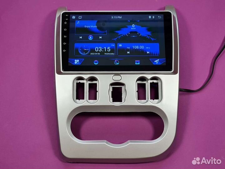 Renault Logan автомагнитола 9