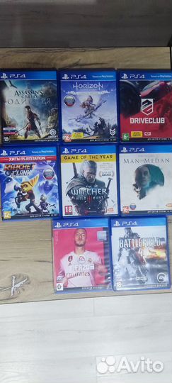 Игровые диски на ps4