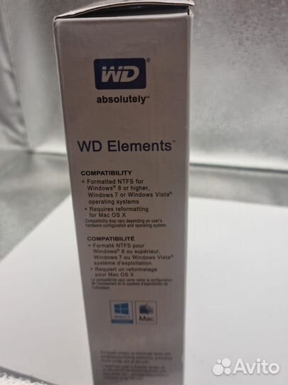 Внешний жесткий диск HDD WD Elements 4TB