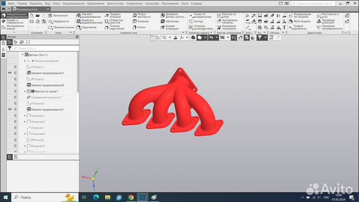 Чертежи в компас 3D