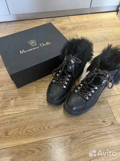 Кожаные ботинки Massimo Dutti 37