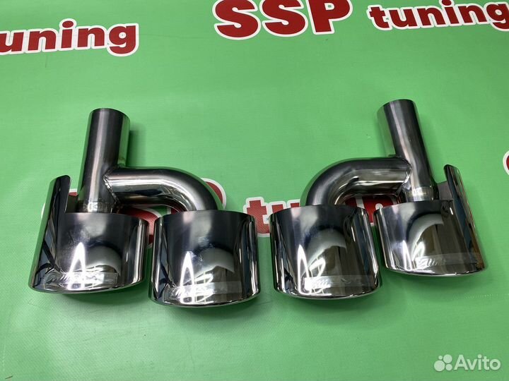 Насадка на глушитель для Mercedes W204 AMG 63 Look