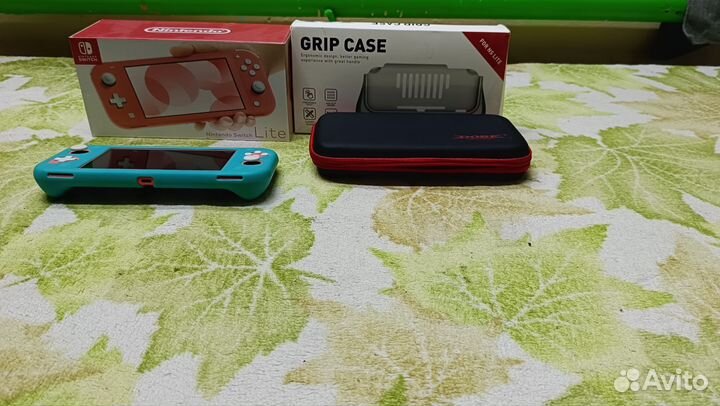 Nintendo switch lite прошитая 128гб с играми