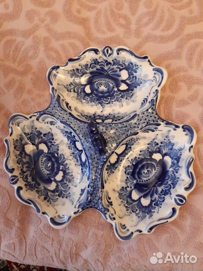 Менажница гжель